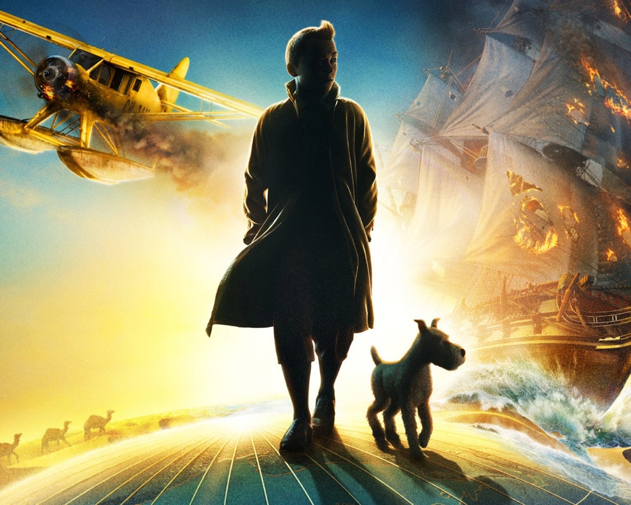 The Adventures of Tintin Tapety HD #1 - 1280x1024