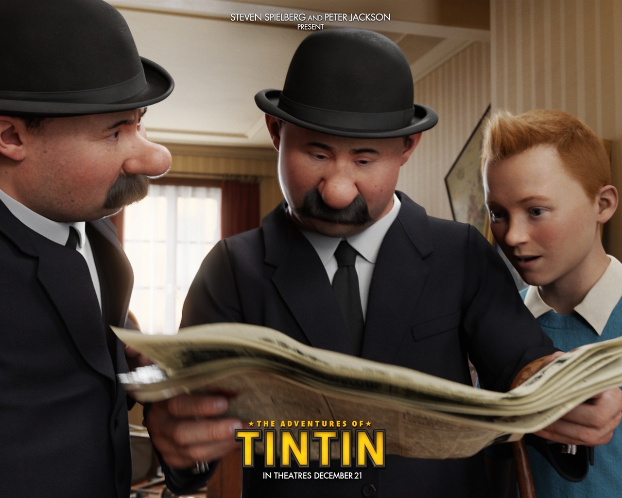 Les aventures de Tintin wallpapers HD #8 - 1280x1024