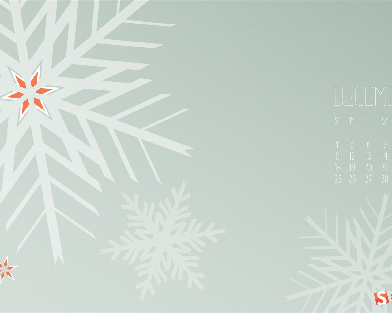 December 2011 Calendar wallpaper (2) #14 - 1280x1024