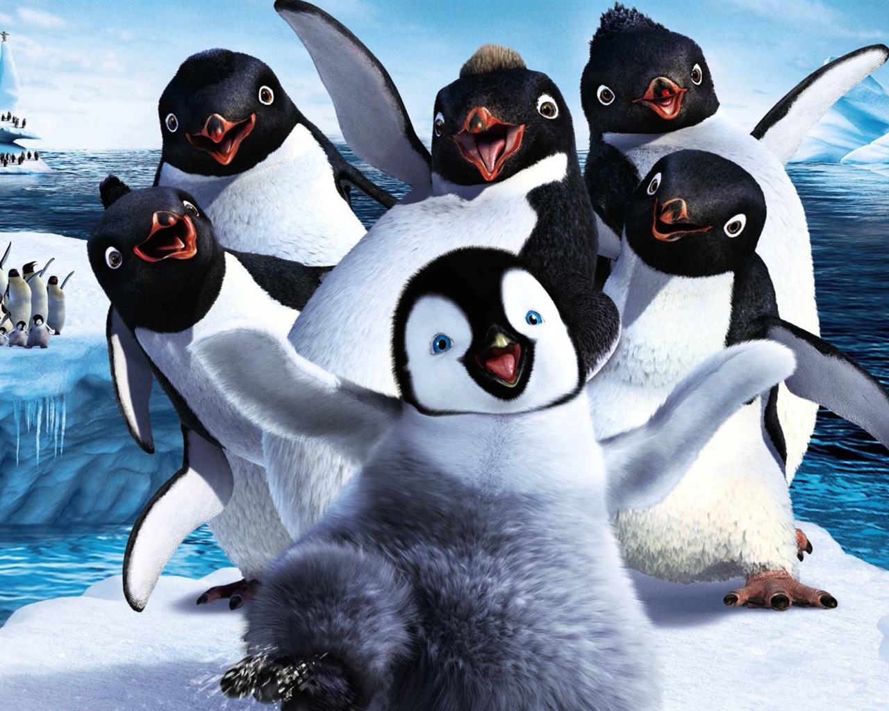 Happy Feet Two 快乐的大脚2 高清壁纸1 - 1280x1024