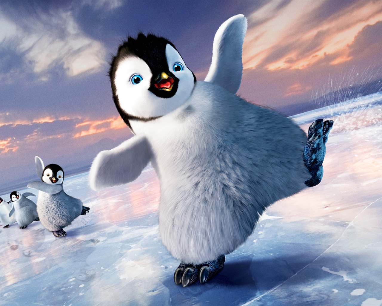 Happy Feet Two 快乐的大脚2 高清壁纸4 - 1280x1024