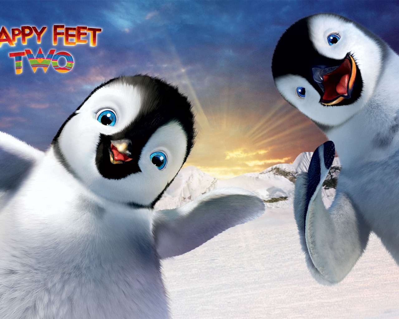 Happy Feet Два HD обои #6 - 1280x1024