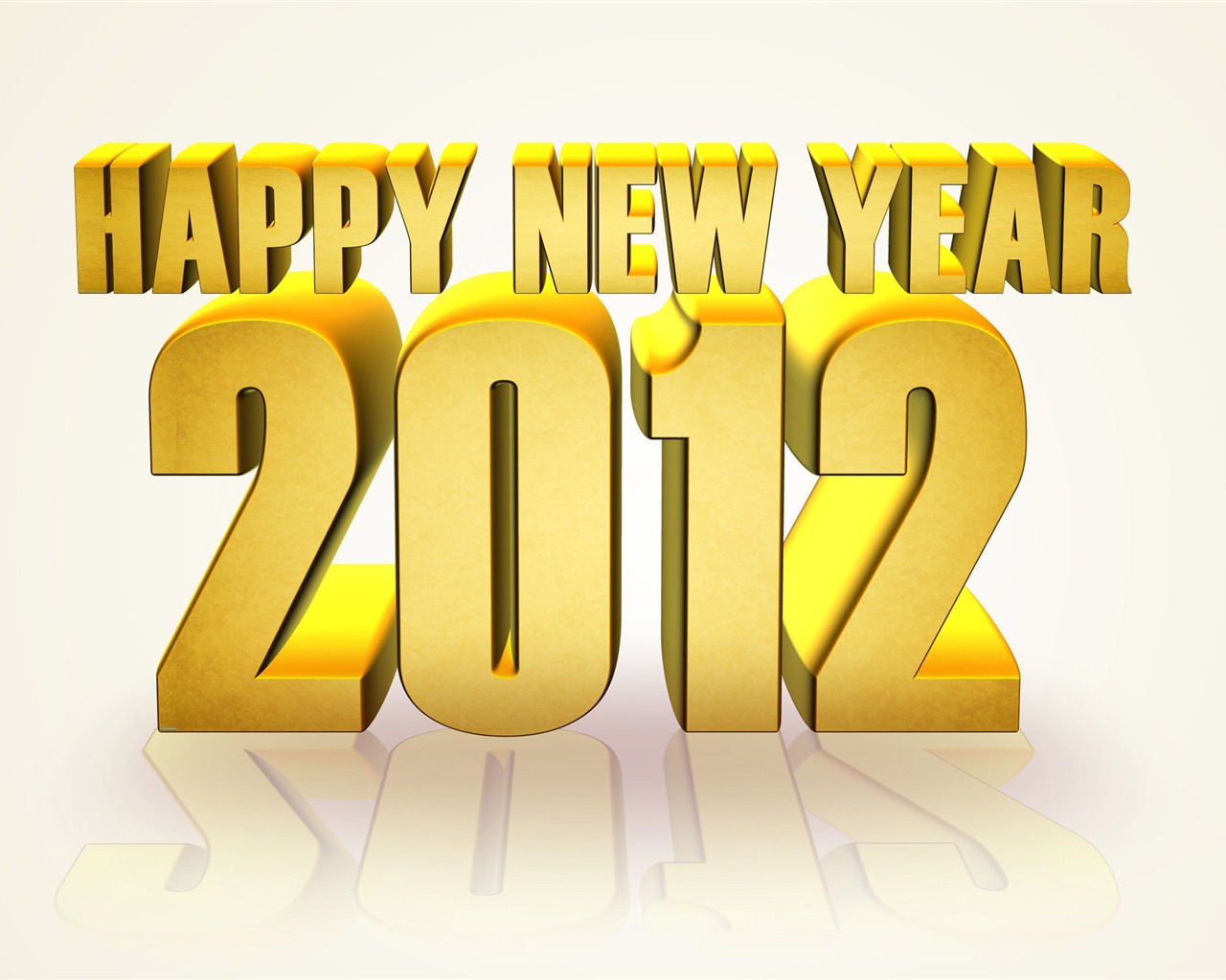 2012 New Year wallpapers (1) #4 - 1280x1024
