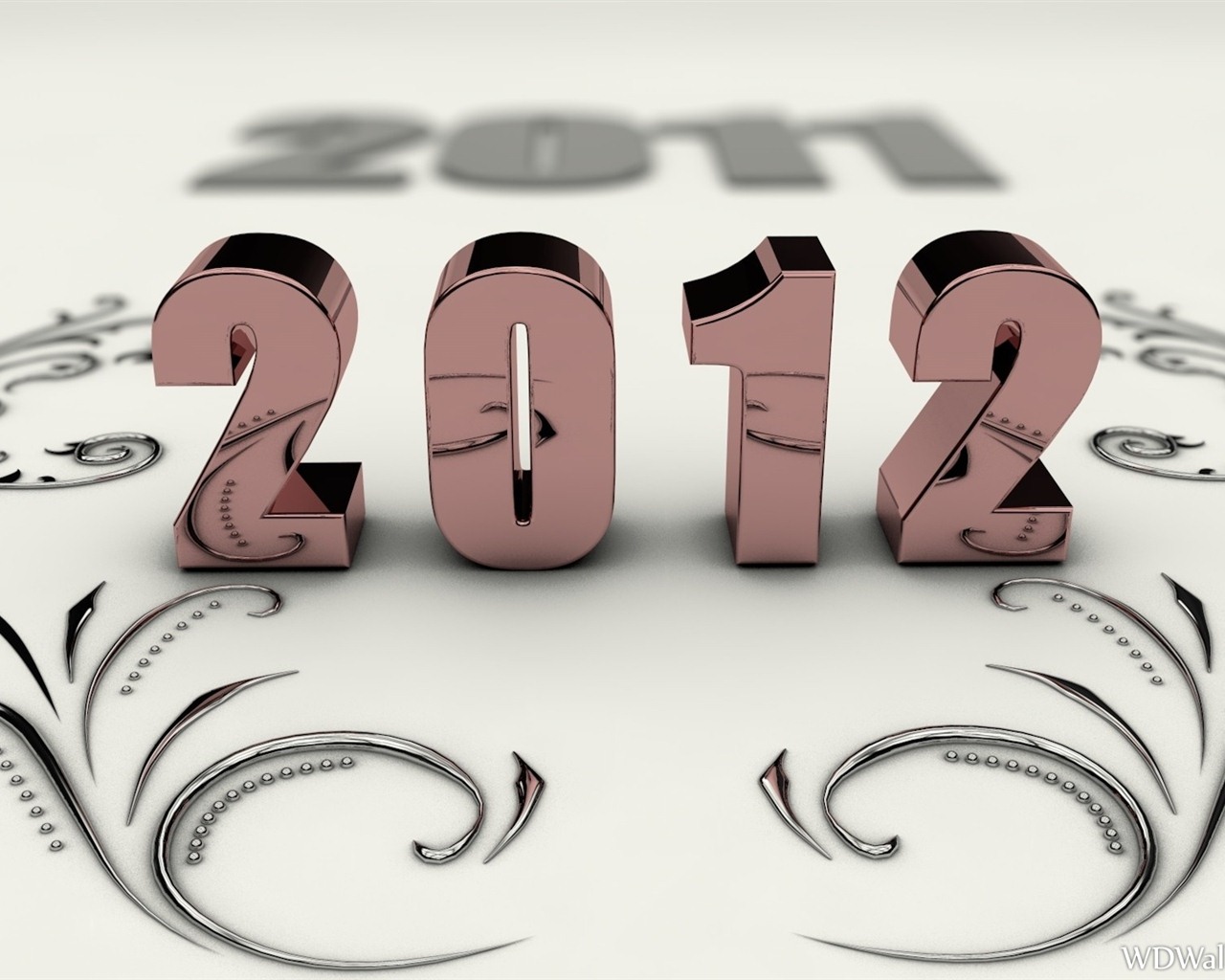 2012 New Year wallpapers (1) #8 - 1280x1024