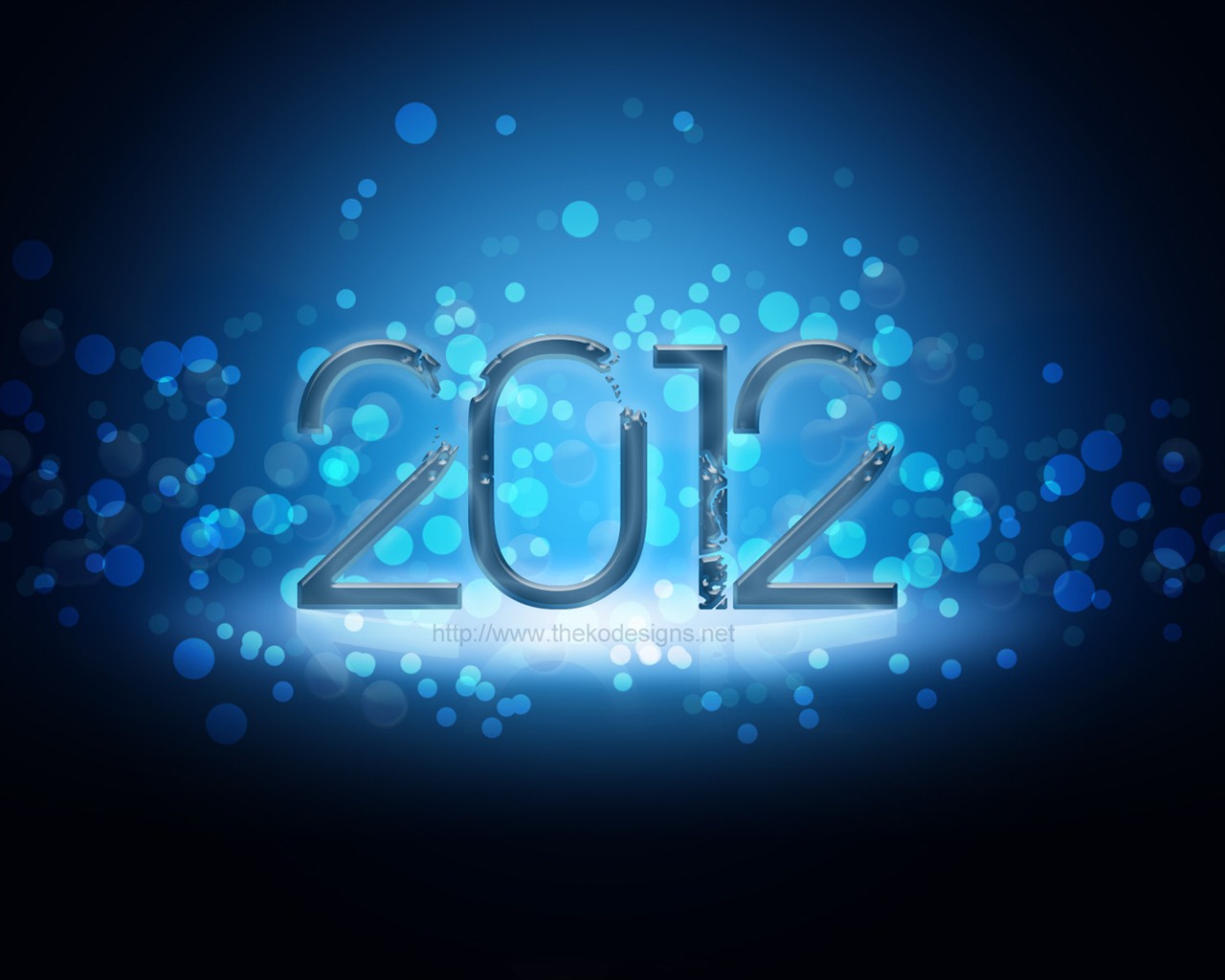 2012 New Year wallpapers (1) #13 - 1280x1024