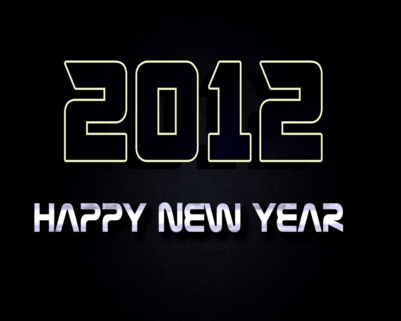 2012 fondos de pantalla de Año Nuevo (2) #5 - 1280x1024