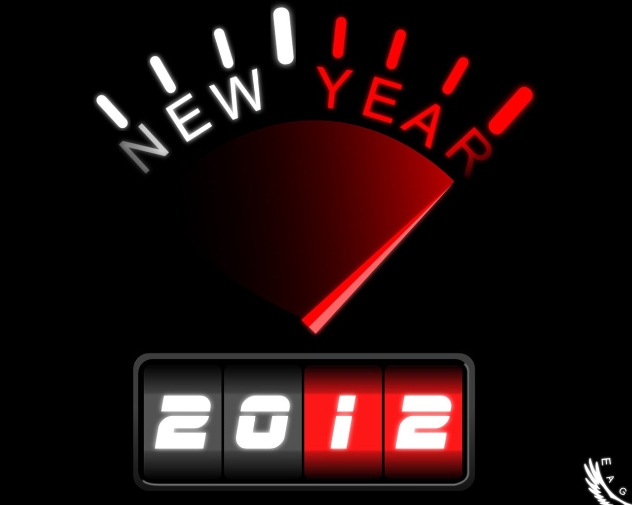 2012 New Year wallpapers (2) #7 - 1280x1024