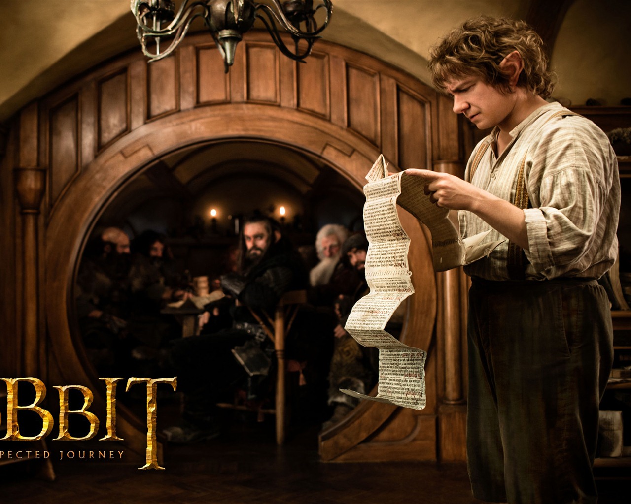 El Hobbit: Un viaje inesperado fondos de pantalla HD #12 - 1280x1024