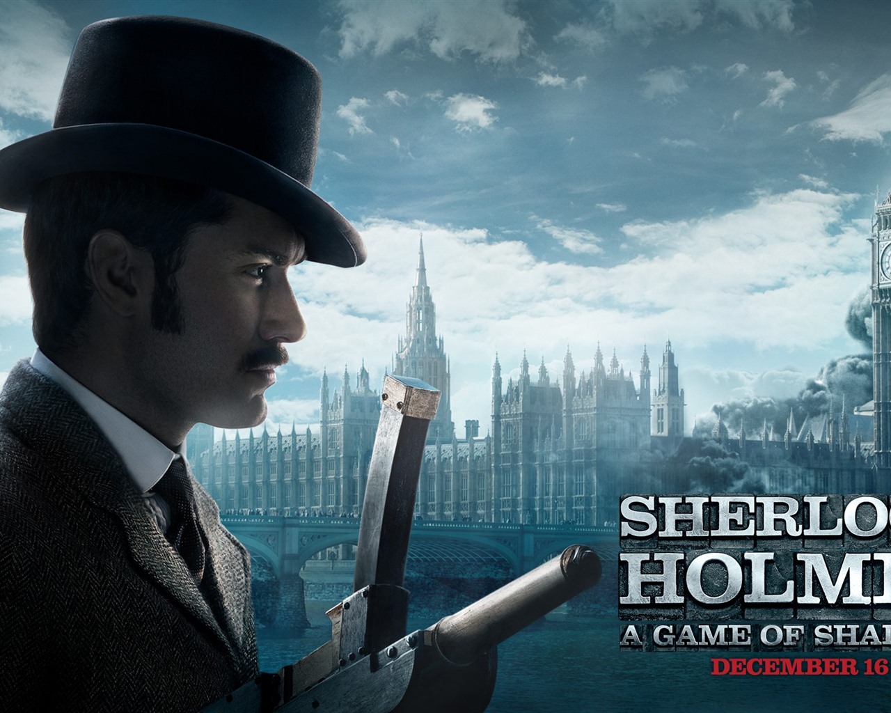 Шерлок Холмс: Игра теней обои HD #7 - 1280x1024