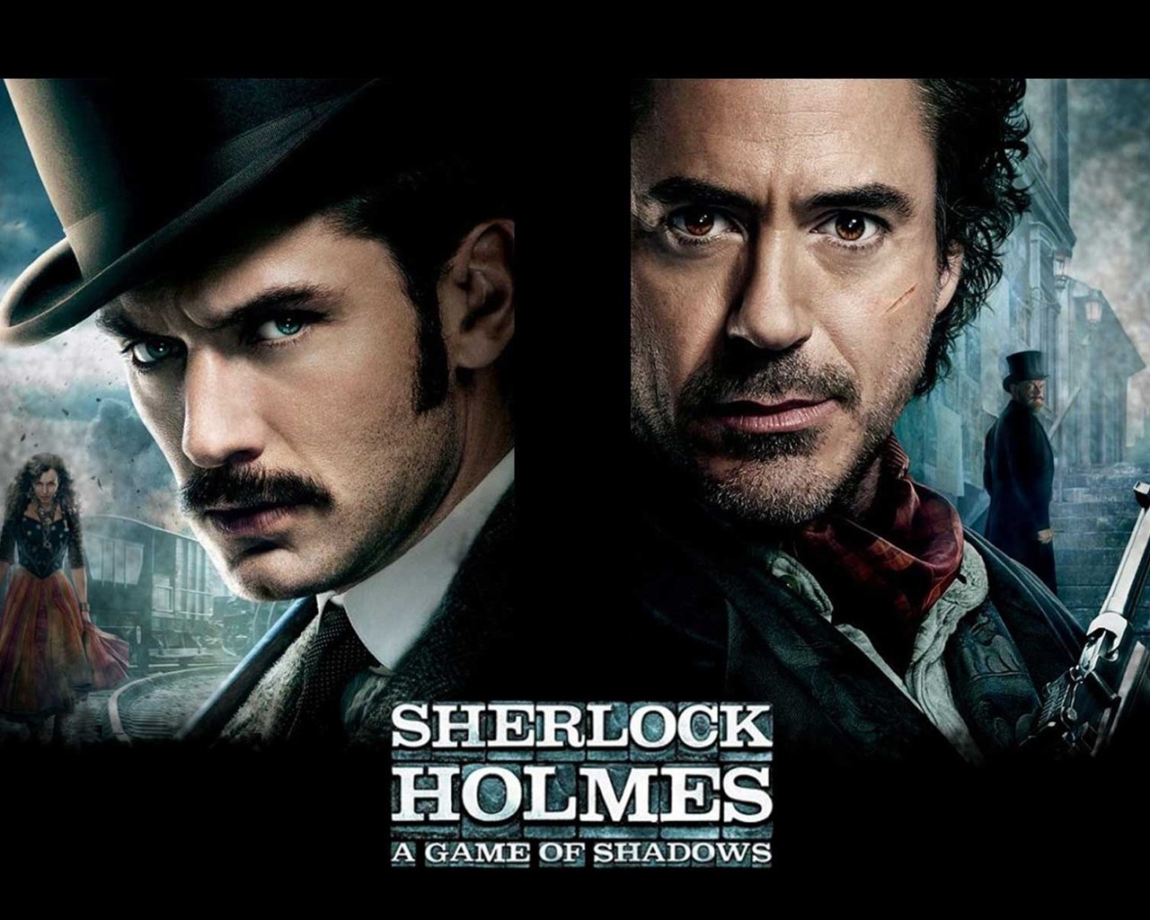 Шерлок Холмс: Игра теней обои HD #12 - 1280x1024