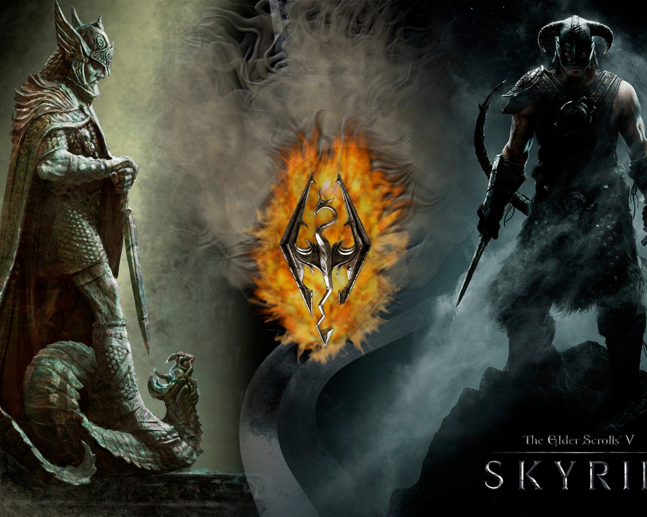 Elder Scrolls V: Скайрима HD обои #18 - 1280x1024