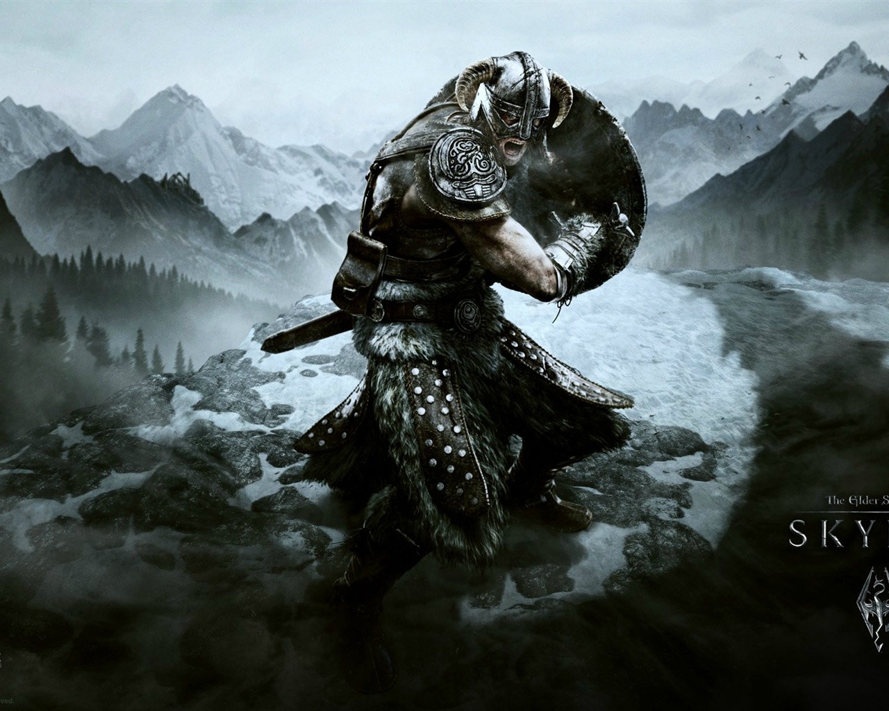 The Elder Scrolls V: Skyrim HD Tapety na plochu #7 - 1280x1024