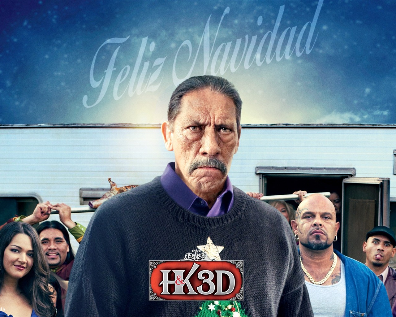 A Harold & Kumar Muy fondos de pantalla HD de Navidad #8 - 1280x1024