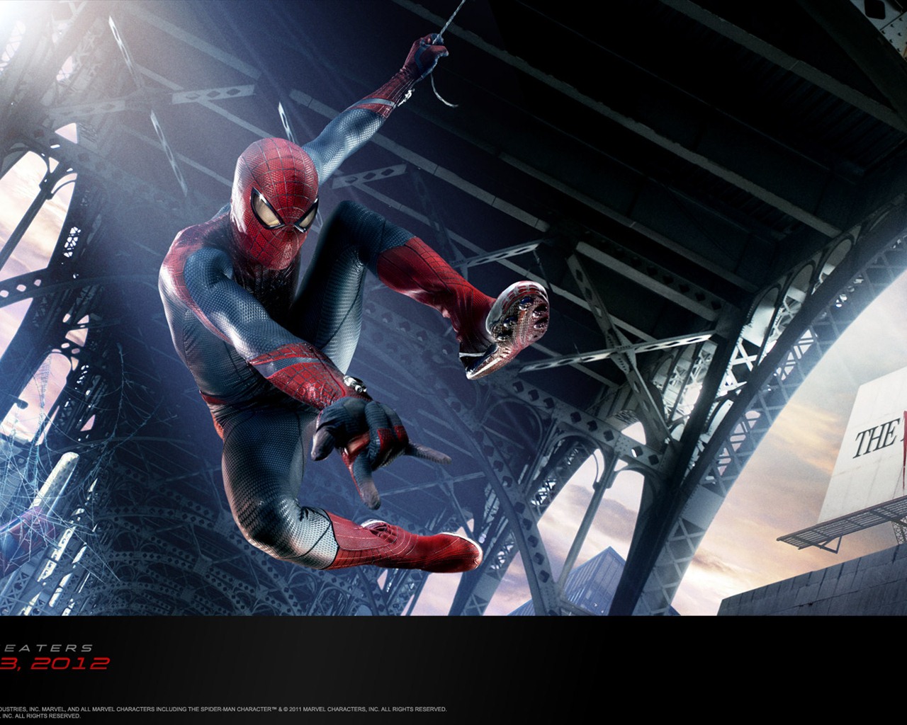 The Amazing Spider-Man 2012 惊奇蜘蛛侠2012 壁纸专辑6 - 1280x1024