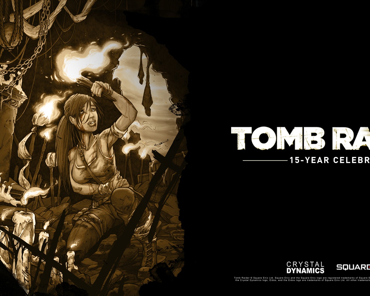 Tomb Raider 15-Year Celebration 古墓丽影15周年纪念版 高清壁纸6 - 1280x1024