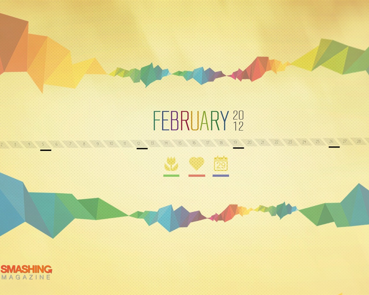 February 2012 Calendar Wallpaper (1) #11 - 1280x1024