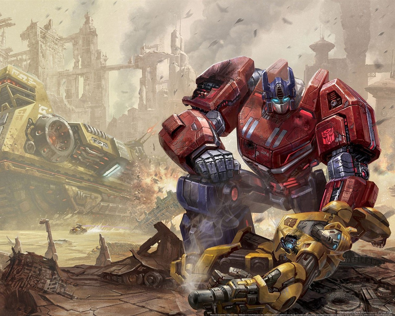Transformers: Automne de fonds d'écran HD Cybertron #2 - 1280x1024