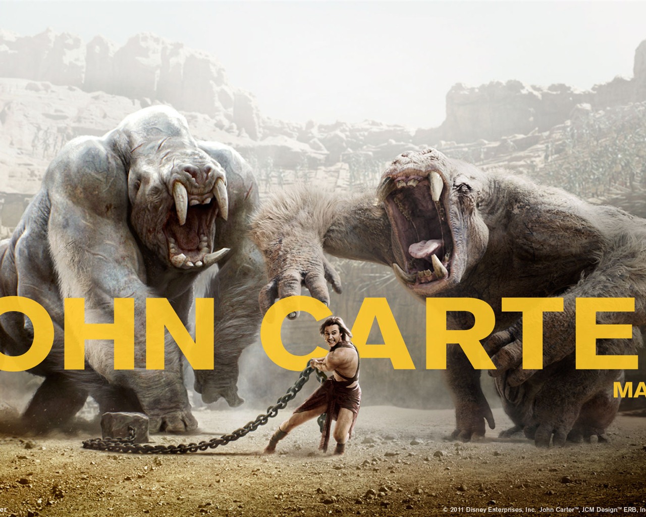 2012 John Carter 異星戰場：約翰·卡特傳奇 高清壁紙 #1 - 1280x1024
