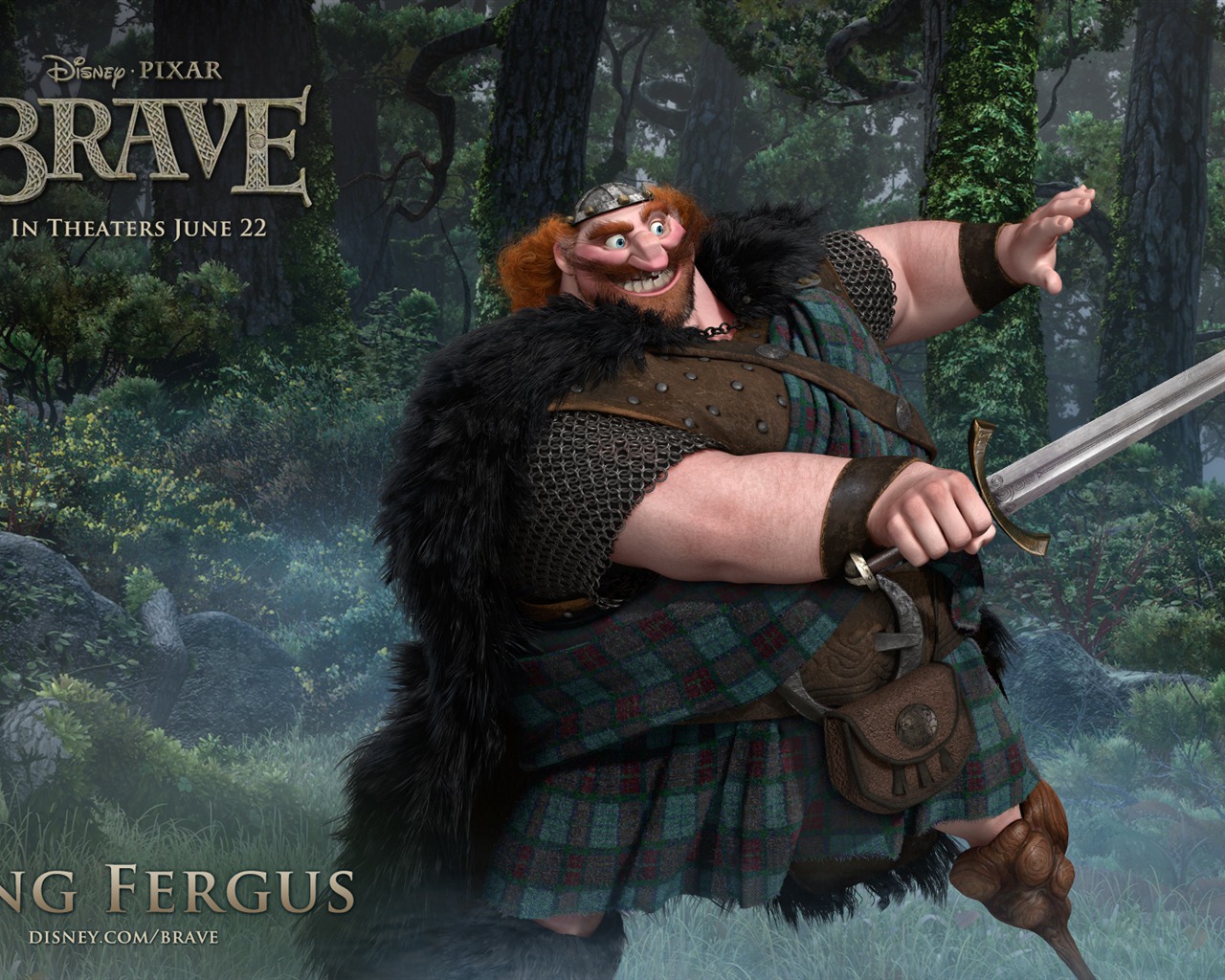 Brave 2012 HD wallpapers #4 - 1280x1024