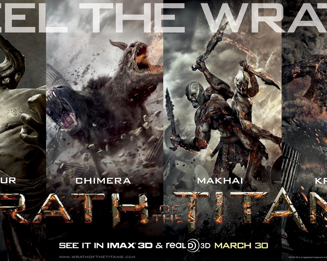 Wrath of the Titans fondos de pantalla de alta definición #11 - 1280x1024