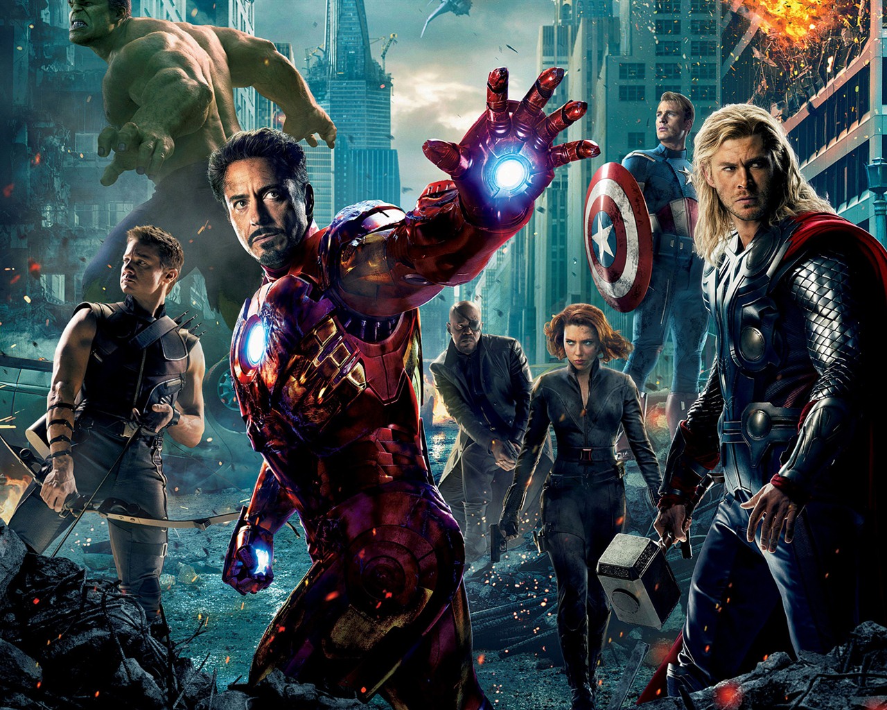 The Avengers 2012 復仇者聯盟2012 高清壁紙 #1 - 1280x1024