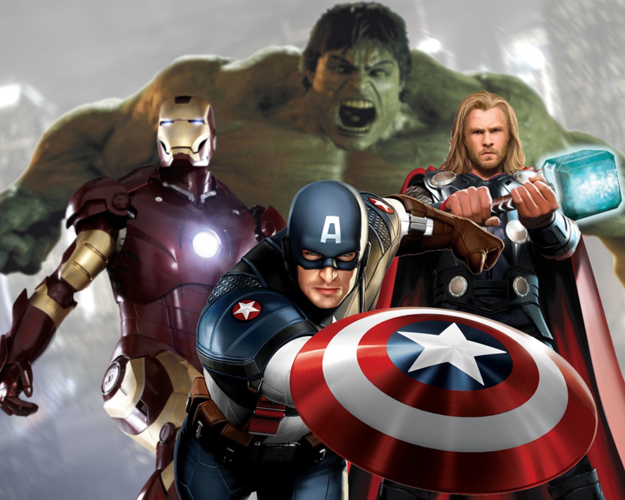 Les fonds d'écran HD 2012 Avengers #2 - 1280x1024