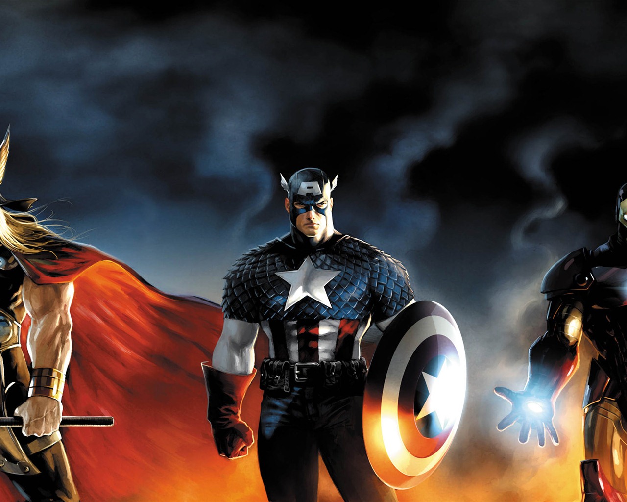 Les fonds d'écran HD 2012 Avengers #4 - 1280x1024