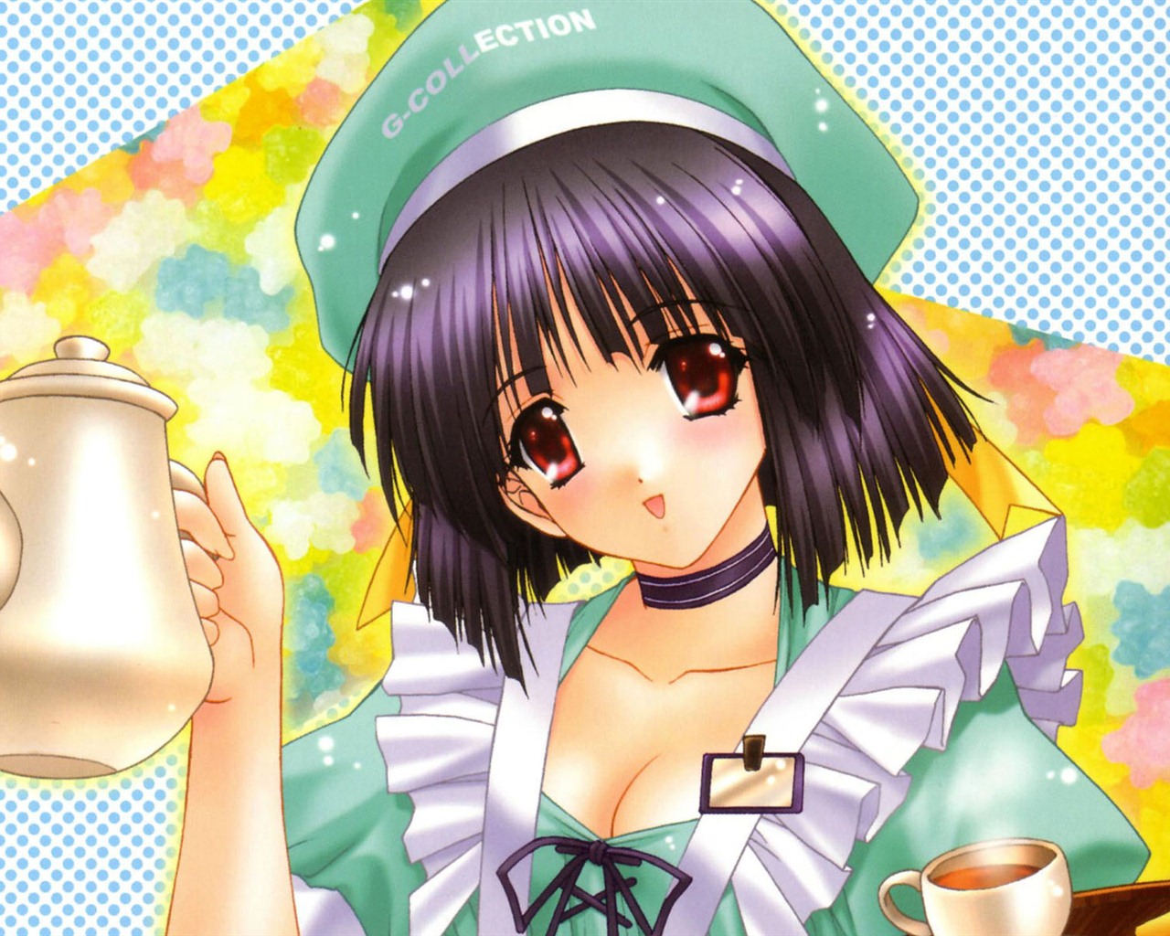 Aoi Kimizuka аниме девушки иллюстрации HD обои #8 - 1280x1024