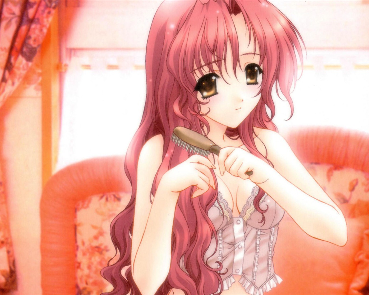 Aoi Kimizuka anime girls illustration HD wallpapers #13 - 1280x1024