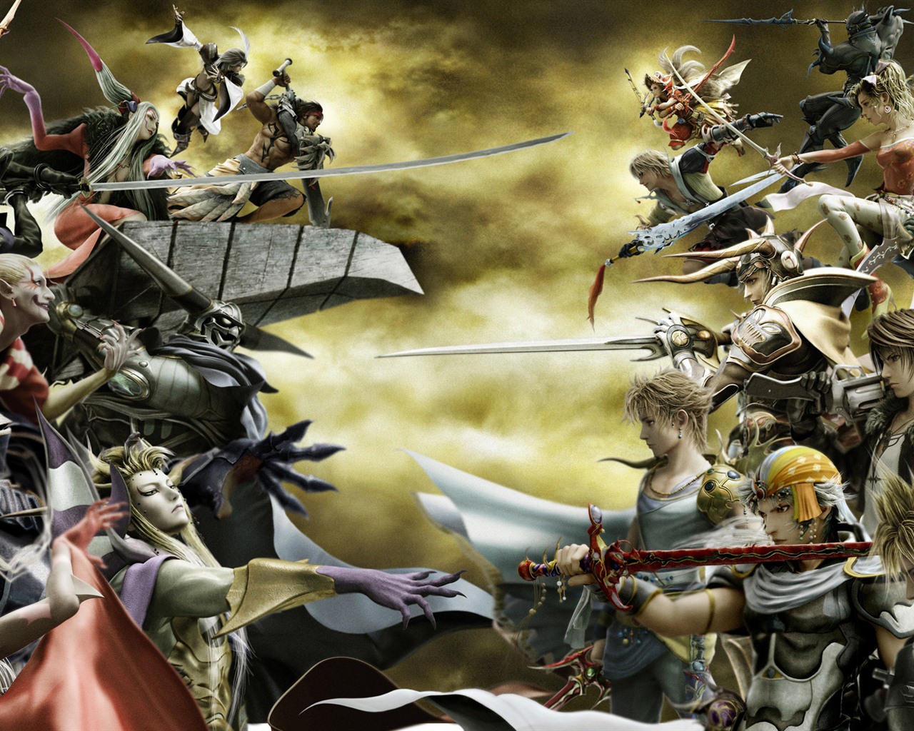 Dissidia 012: Duodecim Final Fantasy HD wallpapers #6 - 1280x1024