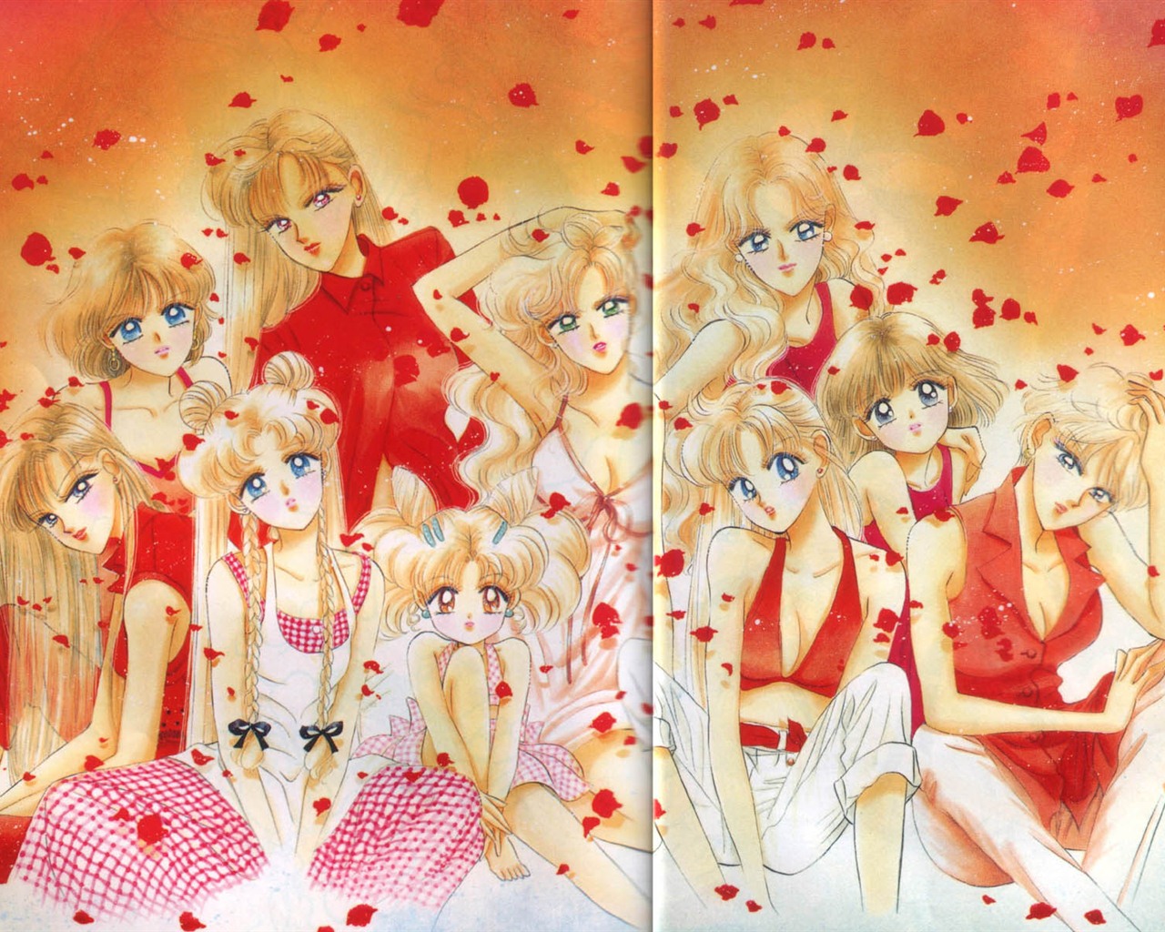 Sailor Moon fonds d'écran HD #4 - 1280x1024