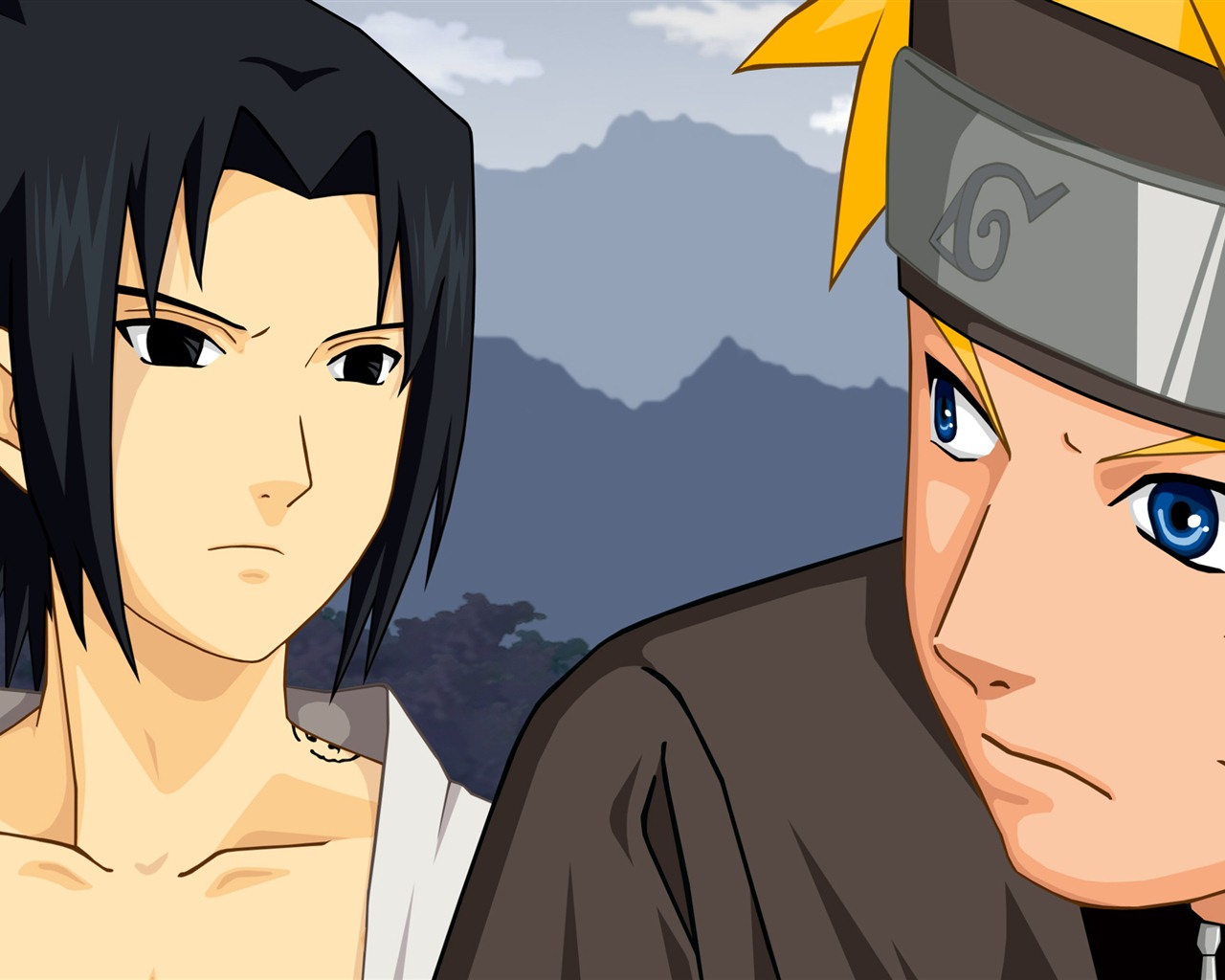 Naruto anime HD tapety na plochu #12 - 1280x1024