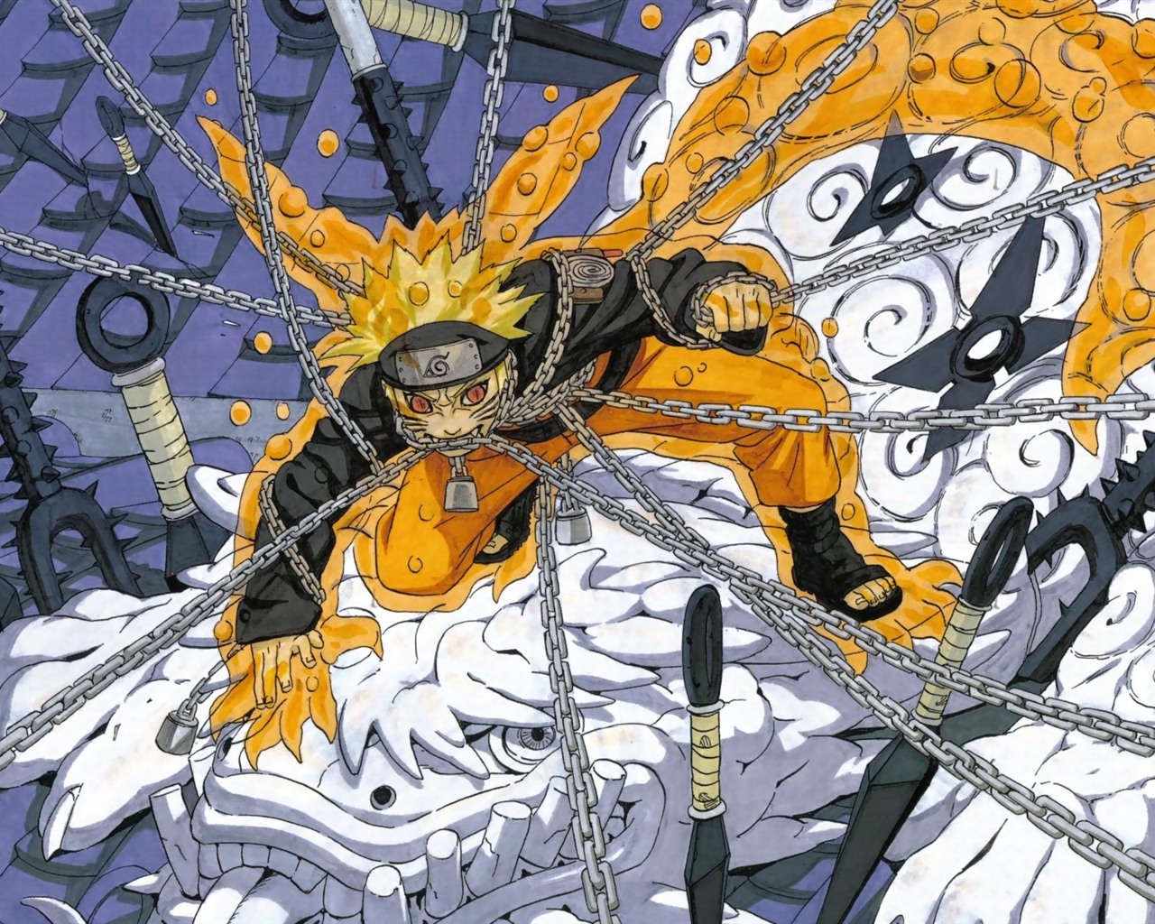 Naruto anime Fondos de pantalla de alta definición #26 - 1280x1024