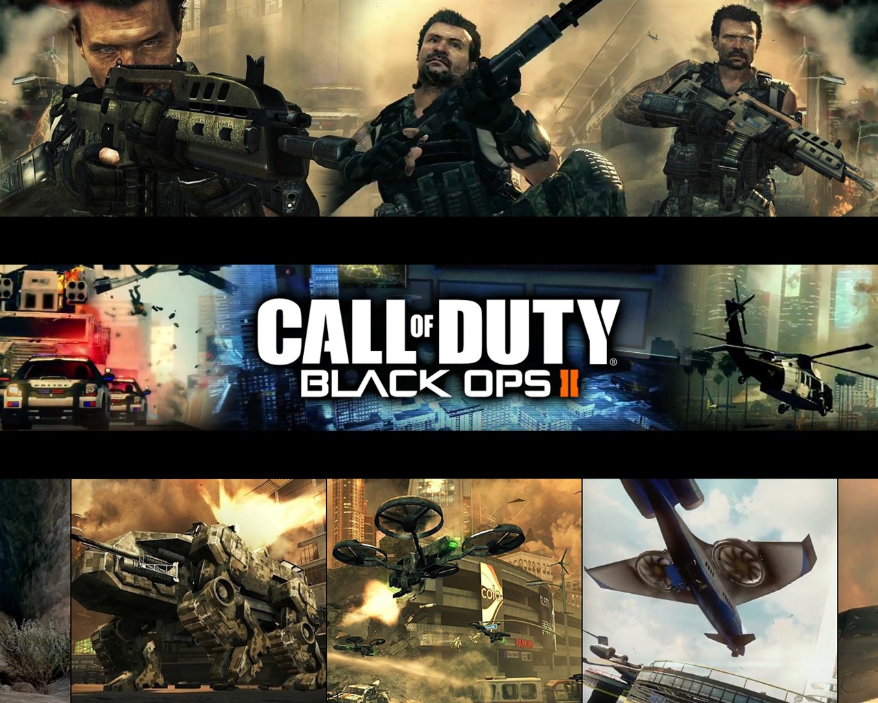 Зов Duty: Black Ops 2 HD обои #2 - 1280x1024