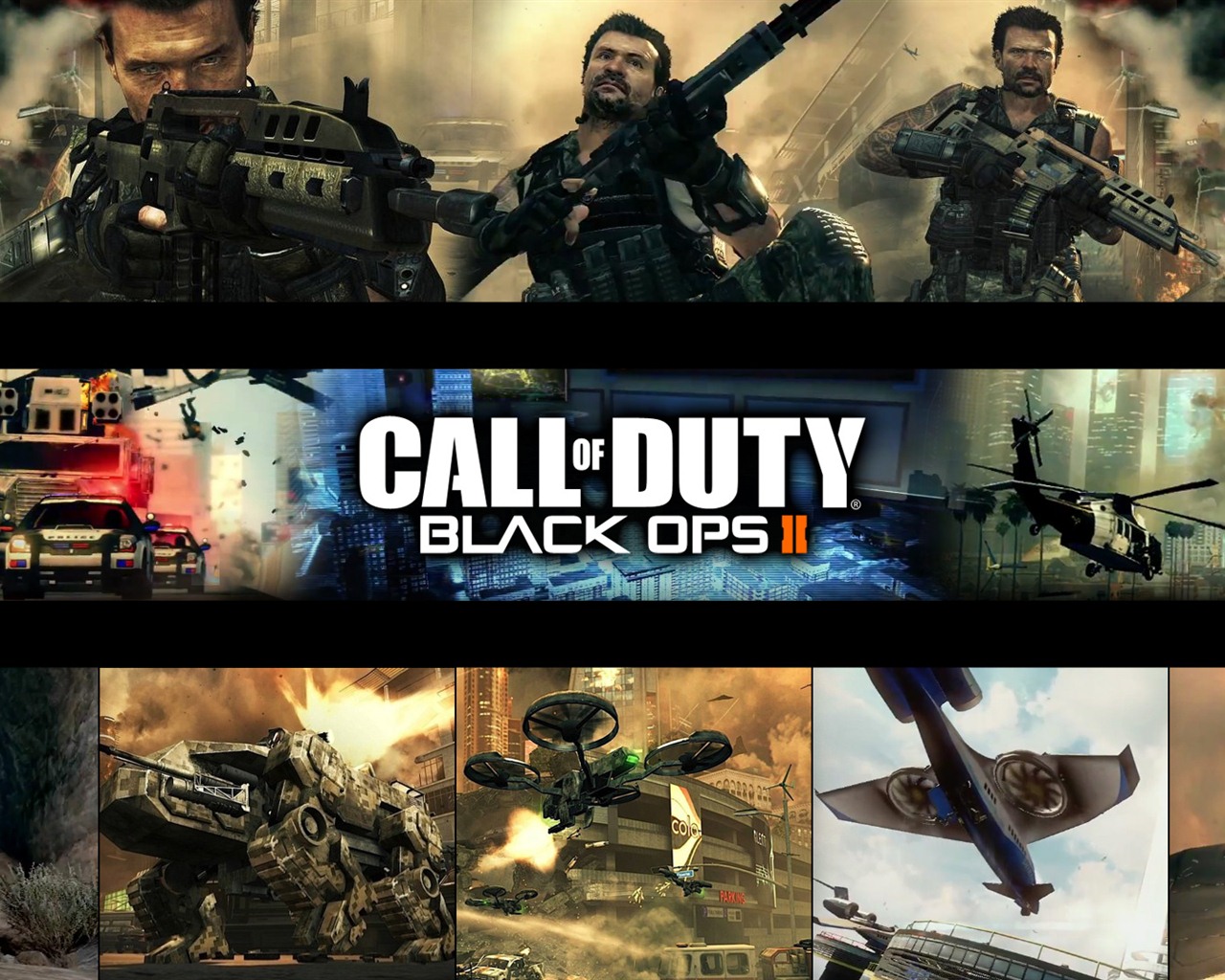 Call of Duty: Black Ops 2 HD tapety #2 - 1280x1024