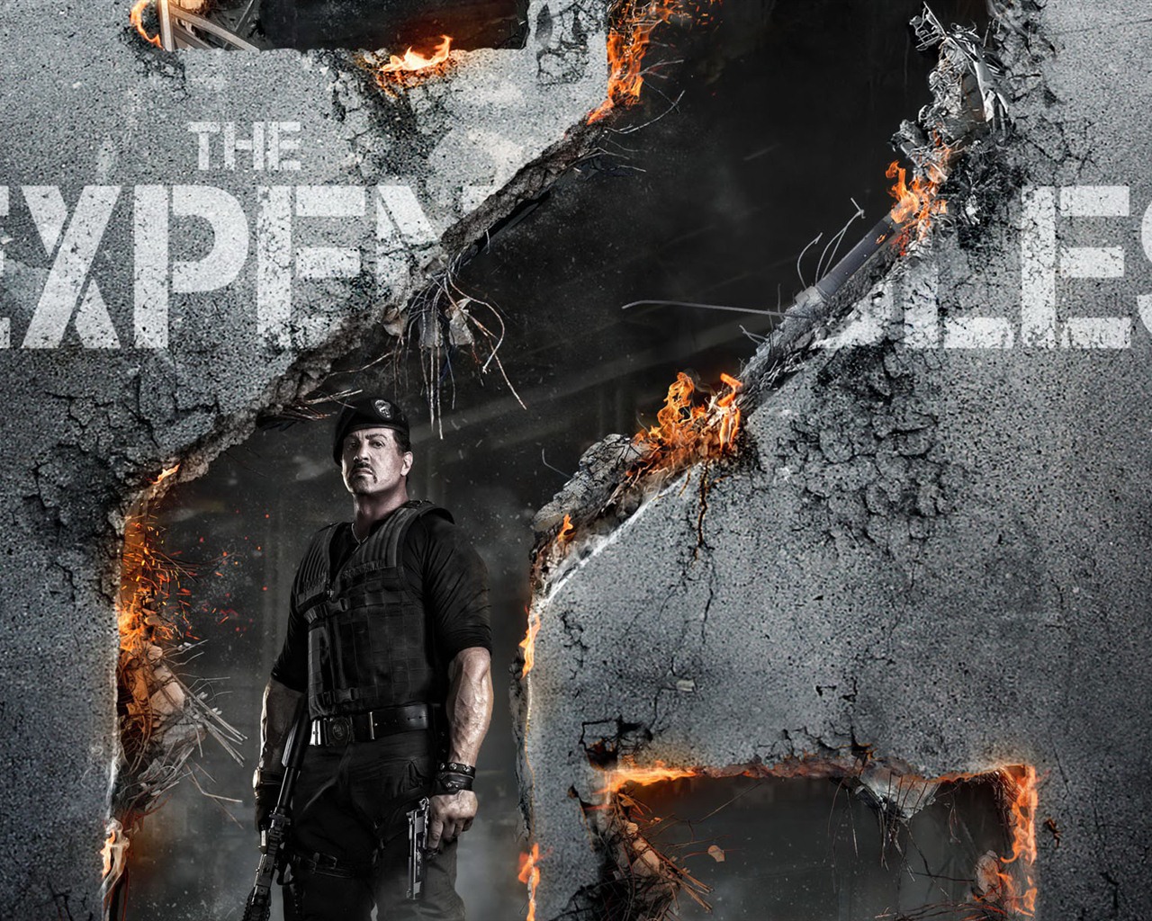 2012 Expendables 2 HD tapety na plochu #2 - 1280x1024