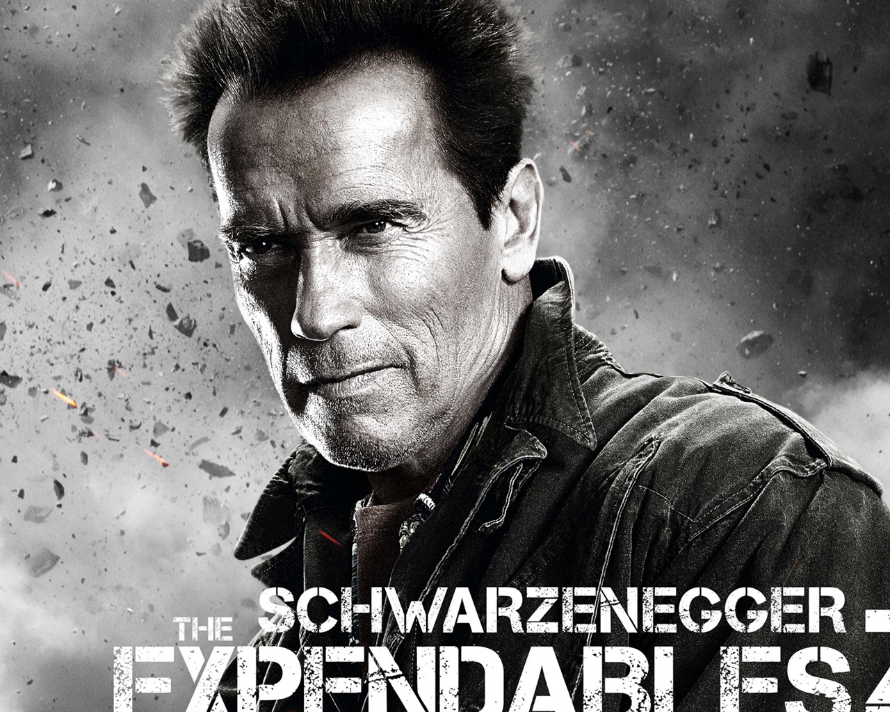2012 Expendables 2 HD tapety na plochu #4 - 1280x1024