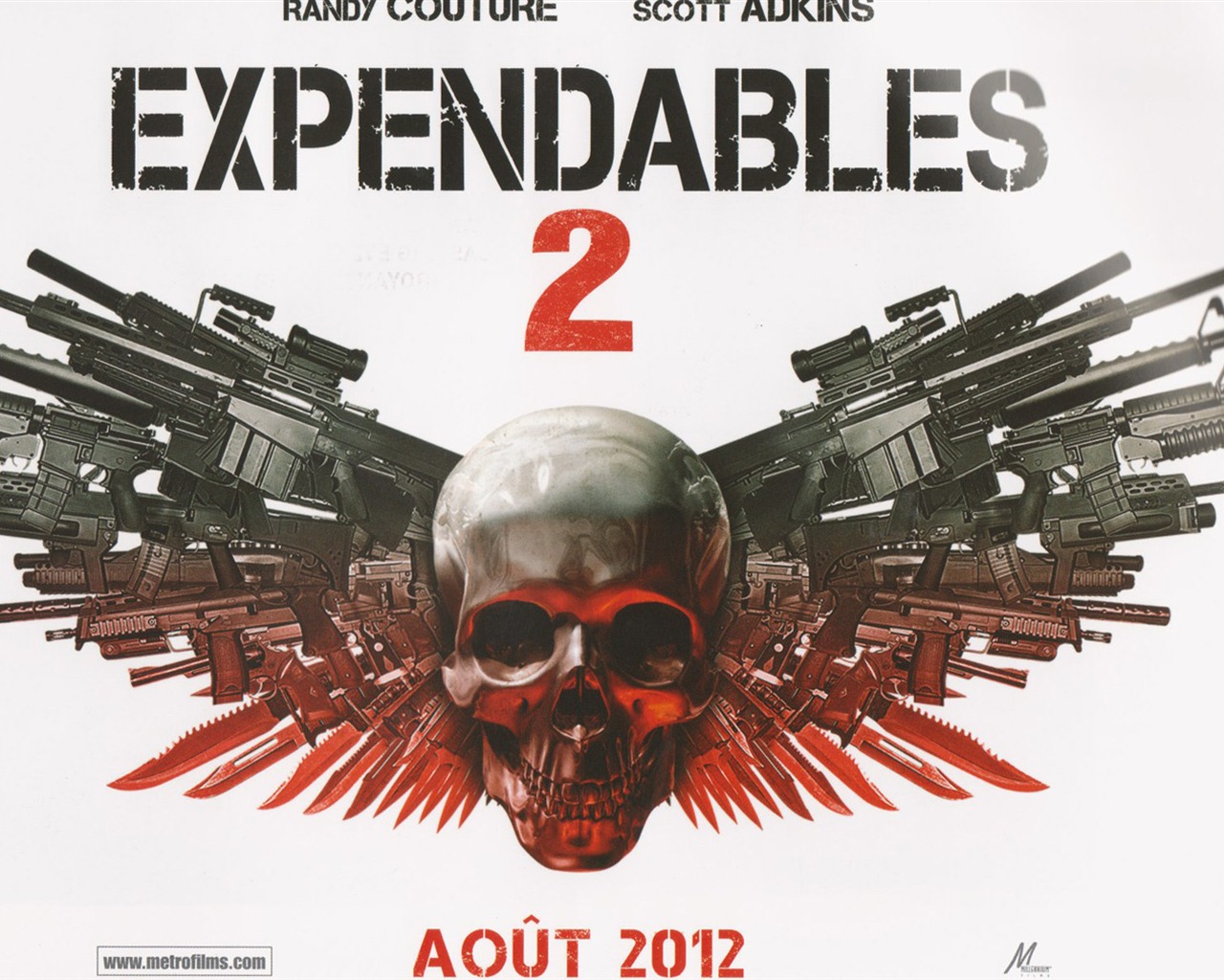2012 Expendables 2 HD tapety na plochu #14 - 1280x1024