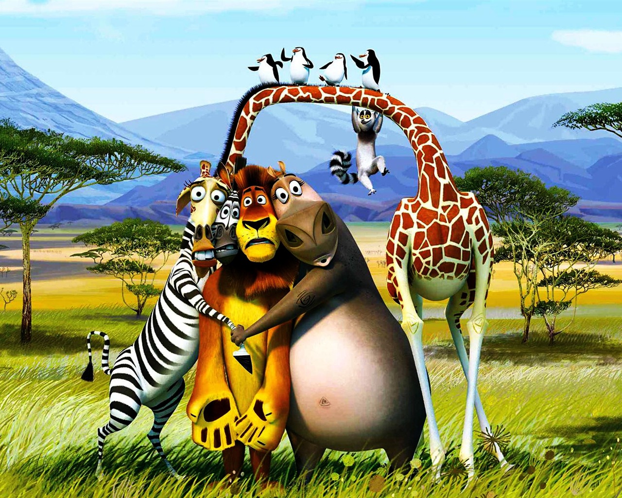 Madagascar 3: Europe's Most Wanted HD wallpapers #2 - 1280x1024