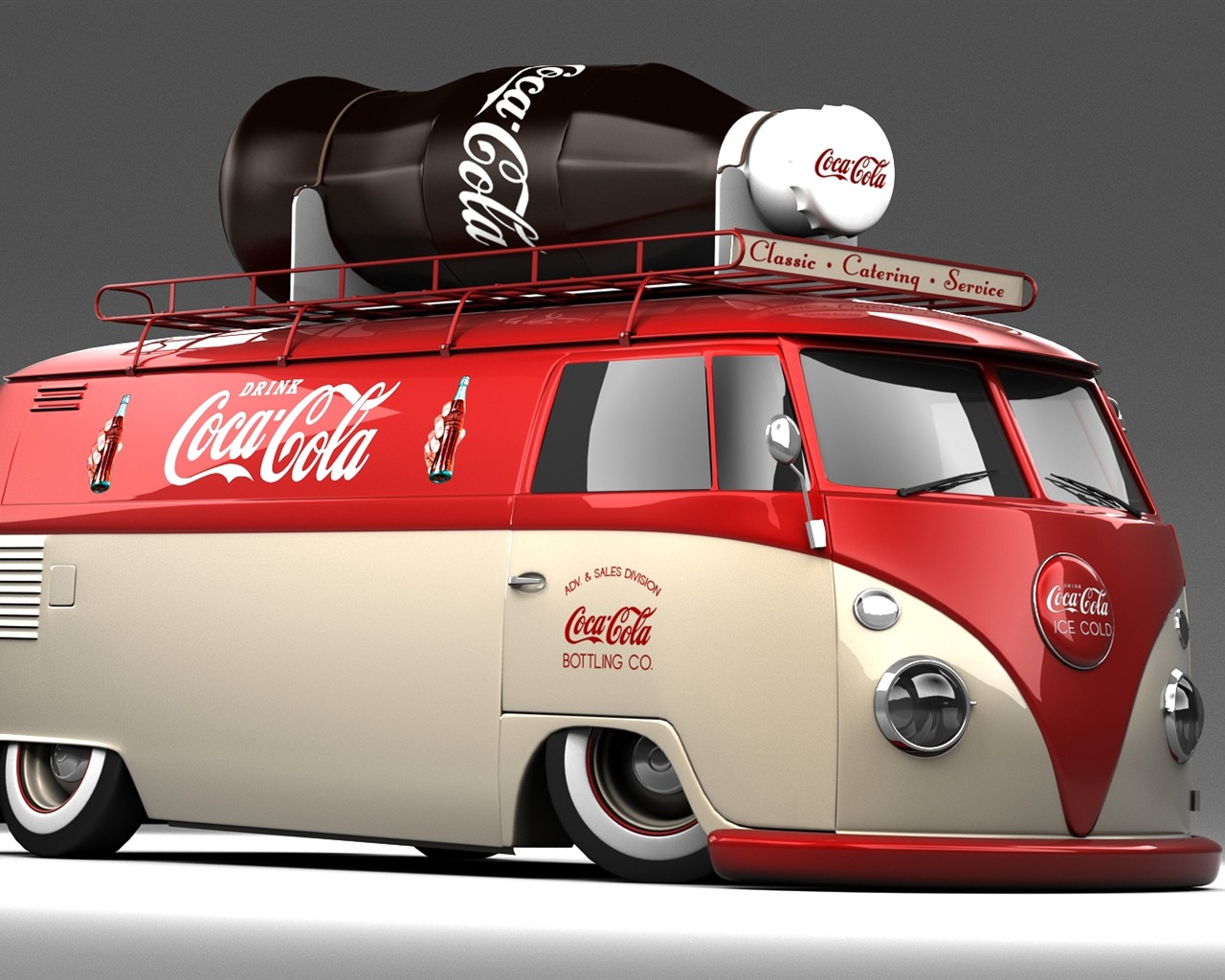 Coca-Cola schöne Ad Wallpaper #29 - 1280x1024