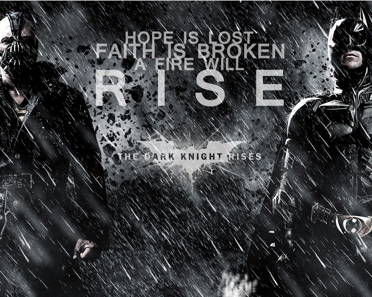 The Dark Knight Rises 2012 HD wallpapers #5 - 1280x1024