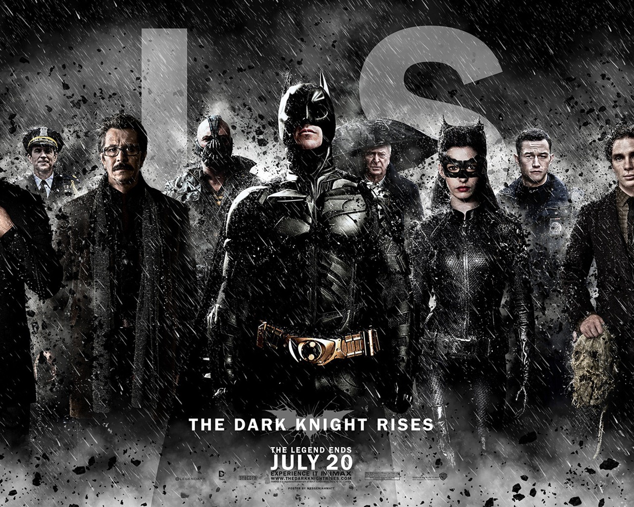 The Dark Knight восходит 2012 HD обои #8 - 1280x1024