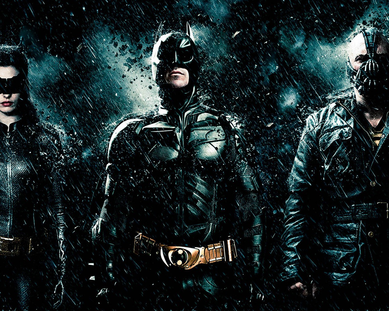 The Dark Knight восходит 2012 HD обои #11 - 1280x1024