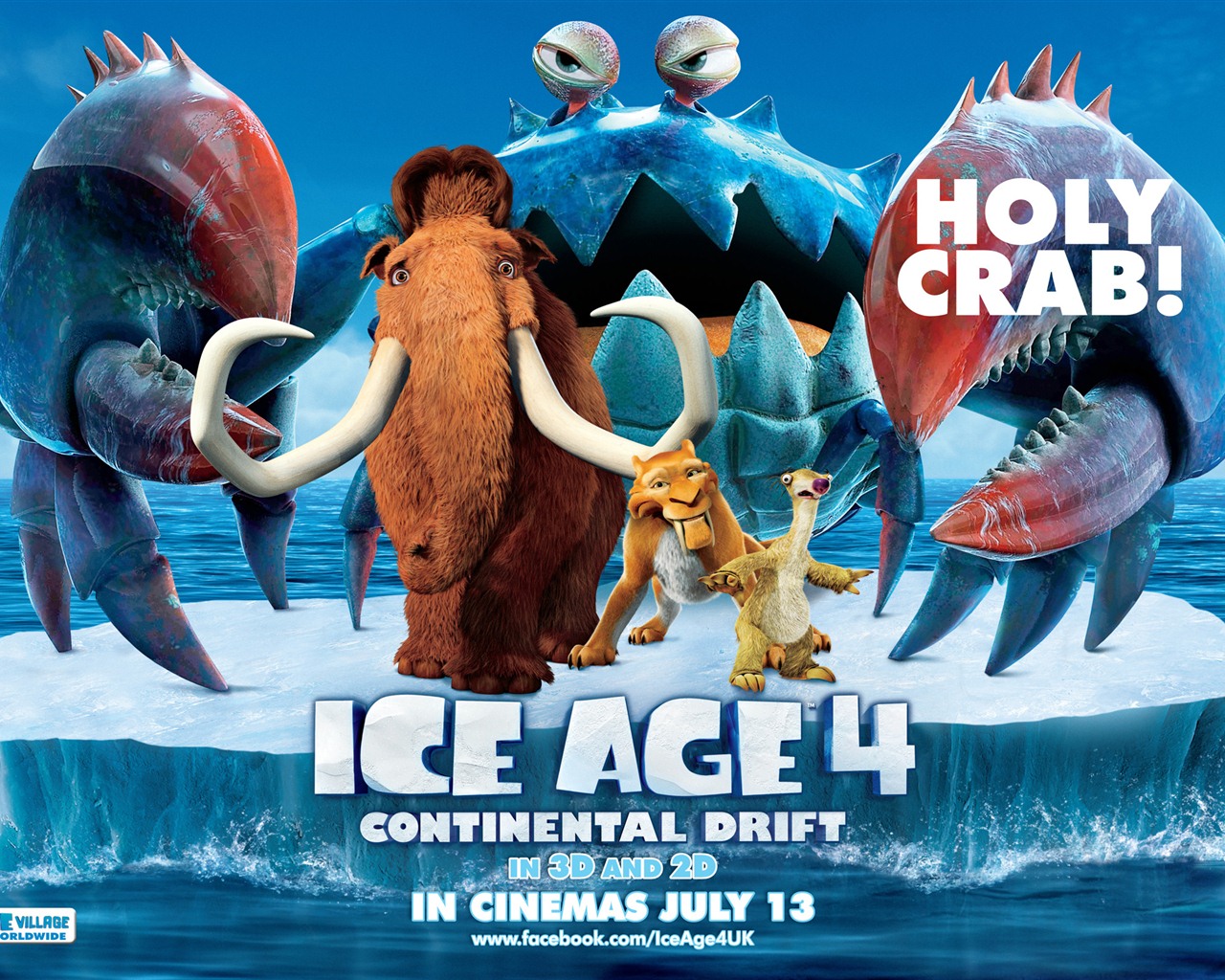Ice Age 4: Continental Drift HD wallpapers #1 - 1280x1024