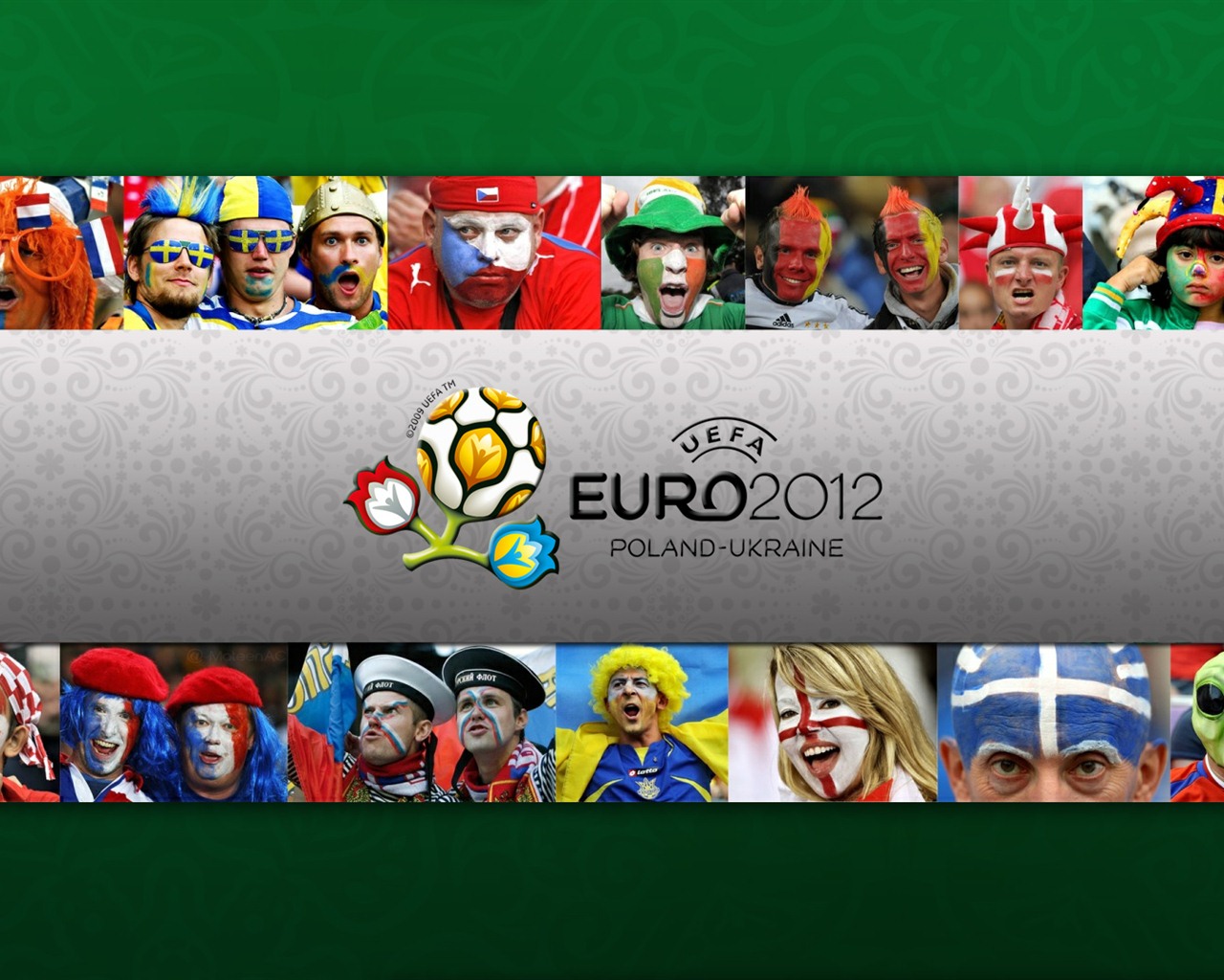 UEFA EURO 2012年歐錦賽高清壁紙(一) #10 - 1280x1024