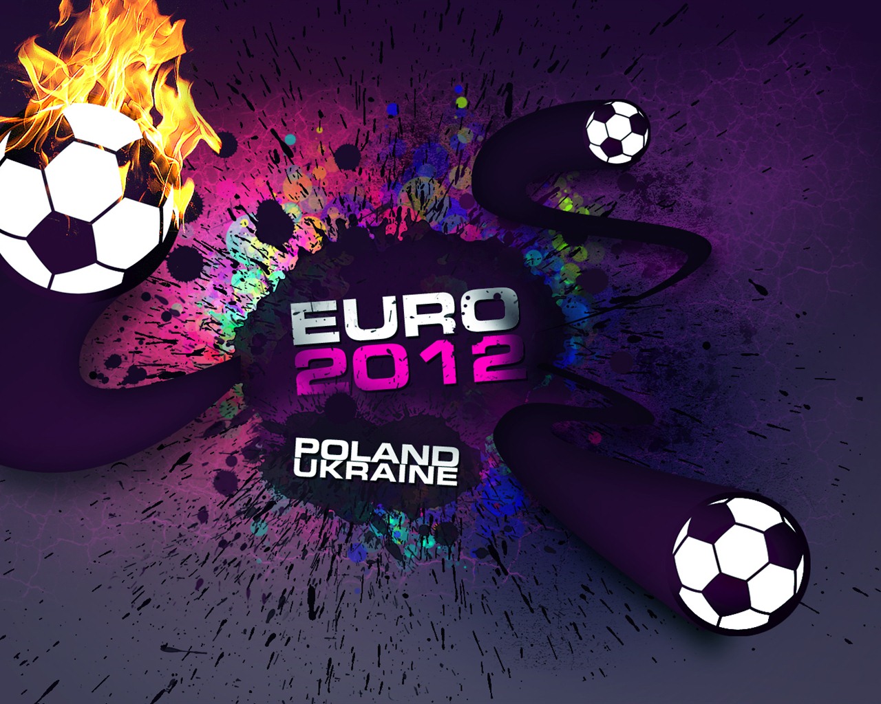 UEFA EURO 2012年歐錦賽高清壁紙(一) #17 - 1280x1024