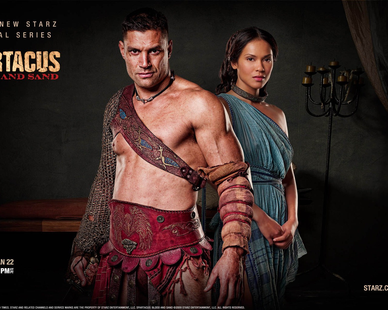 Spartacus: Blood and Sand HD tapety na plochu #4 - 1280x1024