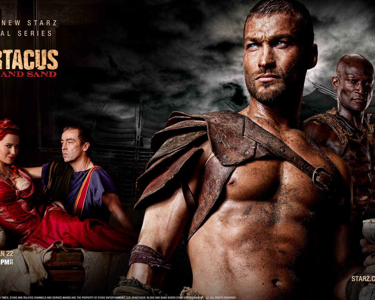 Spartacus: Blood and Sand 斯巴达克斯：血与沙 高清壁纸7 - 1280x1024