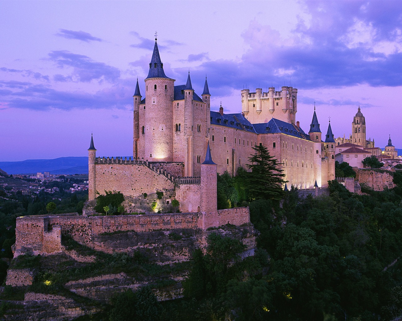 Windows 7 Wallpapers: Castles of Europe #1 - 1280x1024