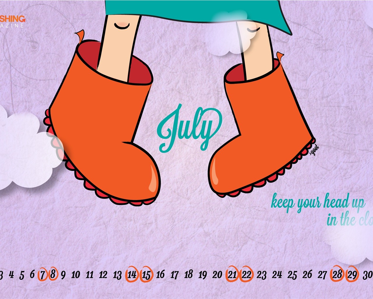 De julio de 2012 del calendario Fondos de pantalla (2) #11 - 1280x1024